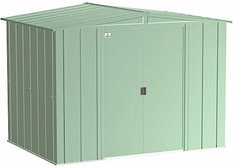 Arrow Classic Steel Storage Shed – 8 ft. x 6 ft. Sage Green Main Image