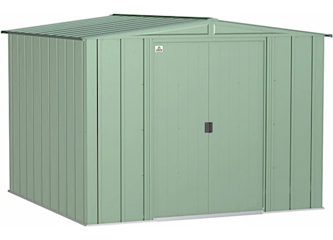 Arrow Classic Steel Storage Shed – 8 ft. x 8 ft. Sage Green Main Image