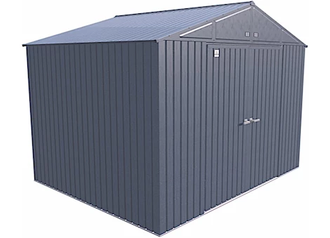 Arrow Elite Steel Storage Shed – 10 ft. x 8 ft. Blue Grey