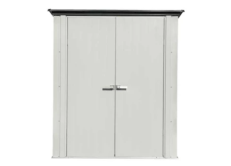 Spacemaker Patio Steel Storage Shed - 5 ft. x 3 ft. x 6 ft. Gray/Anthracite Main Image