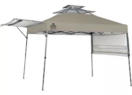 ShelterLogic Qs sx170 straight leg pop-up canopy;  taupe/graph metallic; 2x 1/2 awg