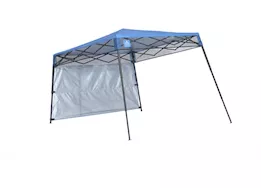 ShelterLogic Qs go hybrid slant leg pop-up canopy; blue/graphite metallic