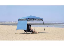 ShelterLogic Qs go hybrid slant leg pop-up canopy; blue/graphite metallic