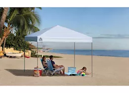 ShelterLogic Qs ex100 straight leg pop-up canopy; 10ft x 10ft; white