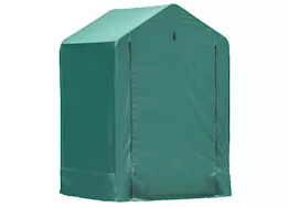 ShelterLogic Fabric Garden Shed - 4 ft. x 4 ft. x 6 ft. Green
