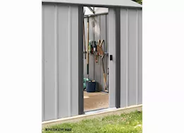 Arrow Murryhill Steel Storage Building - 10 ft. x 12 ft. x 8.5 ft. Gray/Anthracite