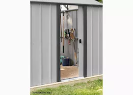 Arrow Murryhill Steel Storage Building - 17 ft. x 12 ft. x 8.5 ft. Gray/Anthracite