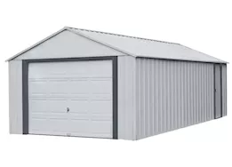 Arrow Murryhill Steel Storage Building - 24 ft. x 12 ft. x 8.5 ft. Gray/Anthracite