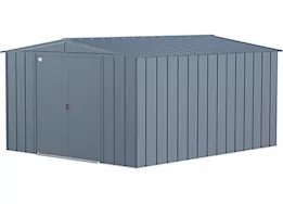 Arrow Classic Steel Storage Shed – 10 ft. x 12 ft. Blue Gray