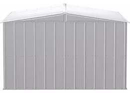 Arrow Classic Steel Storage Shed – 10 ft. x 12 ft. Flute Grey