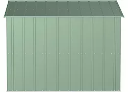Arrow Classic Steel Storage Shed – 10 ft. x 8 ft. Sage Green