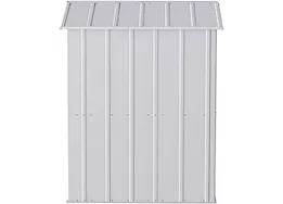 Arrow Classic Steel Storage Shed – 6 ft. x 5 ft. Flute Grey