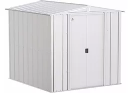 Arrow Classic Steel Storage Shed – 6 ft. x 7 ft. Flute Grey