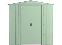 Arrow Classic Steel Storage Shed – 6 ft. x 7 ft. Sage Green
