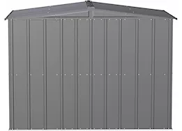 Arrow Classic Steel Storage Shed – 8 ft. x 6 ft. Charcoal