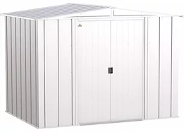 Arrow Classic Steel Storage Shed – 8 ft. x 6 ft. Flute Grey
