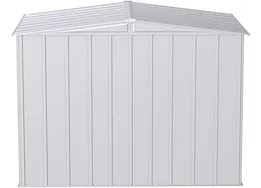 Arrow Classic Steel Storage Shed – 8 ft. x 6 ft. Flute Grey
