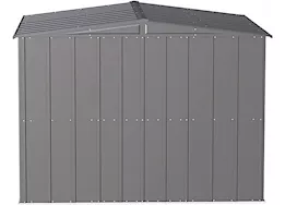 Arrow Classic Steel Storage Shed – 8 ft. x 8 ft. Charcoal