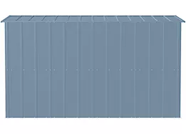 Arrow Classic Steel Storage Shed – 10 ft. x 4 ft. Blue Grey