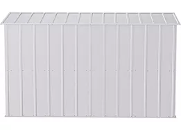 Arrow Classic Steel Storage Shed – 10 ft. x 4 ft. Flute Grey