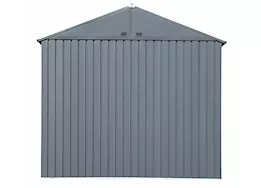 Arrow Elite Steel Storage Shed - 8 ft. x 6 ft. x 8 ft. Anthracite