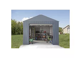 SOJAG Everest Wind & Snow Rated Steel Garage - 12 ft. x 20 ft. x 10 ft. Charcoal
