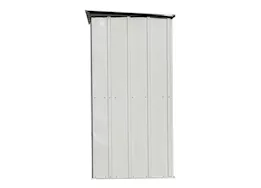 Spacemaker Patio Steel Storage Shed - 5 ft. x 3 ft. x 6 ft. Gray/Anthracite