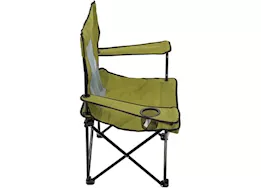 ShelterLogic Mesh back folding quad camping chair-green