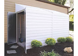 Arrow Yardsaver Steel Lean To Shed - 4 ft. x 10 ft. Eggshell