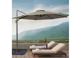 Allspace 10ft cantilever patio umbrella, taupe