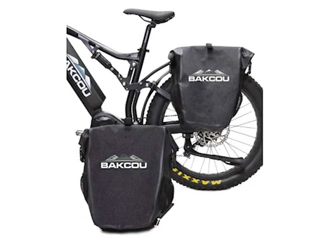 Bakcou Side saddle pannier bag set w/ quick release, waterproof Main Image