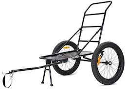 Bakcou Folding deer e-bike trailer w/150-200lbs capacity,includes axle extenders