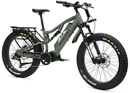 Bakcou Scout sport, 750-1500w, 26in tires, 21ah e-bike- matte army green