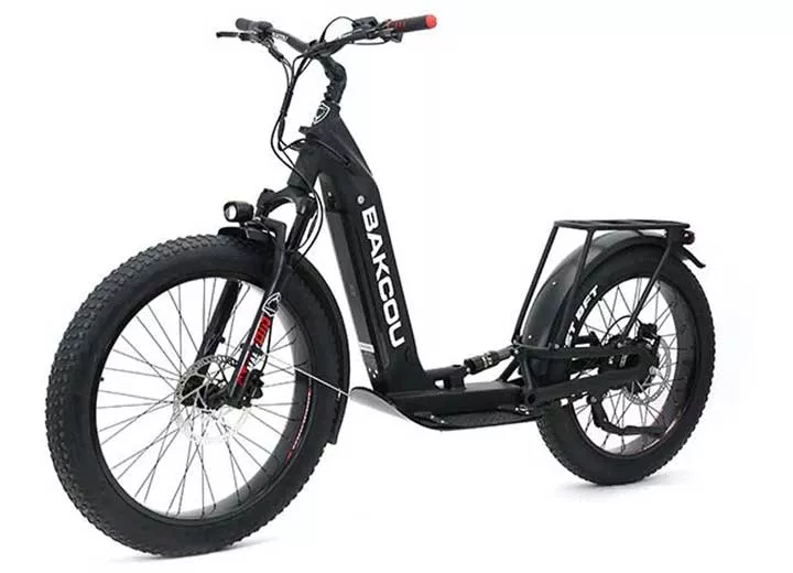 Bakcou Grizzly electric scooter; matte black