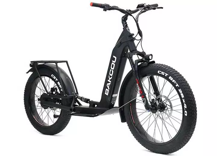 Bakcou Grizzly electric scooter; matte black