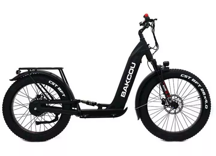 Bakcou Grizzly electric scooter; matte black