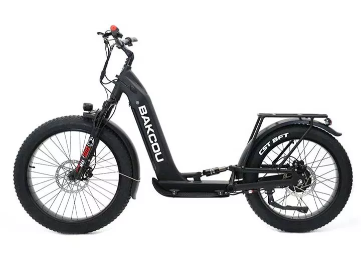 Bakcou Grizzly electric scooter; matte black