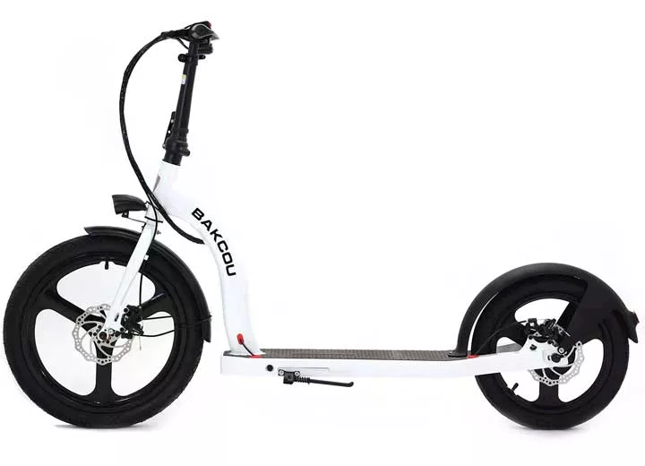 Bakcou Badger electric scooter - gloss white