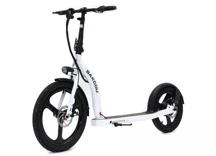 Bakcou Badger electric scooter - gloss white