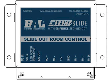 BAL RV Products Controller exact slide 2nd gen(blu label/wht letters) Main Image