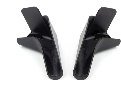 B&B Molders MEDIUM RAIN GUTTER SPOUTS, 4/PK, BLACK