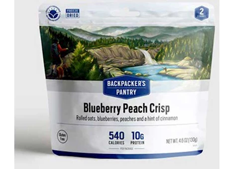Backpacker's Pantry BLUEBERRY PEACH CRISP, 2-SERVE (6 POUCHES)