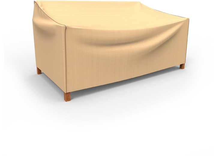 Budge Industries NeverWet Savanna Patio Sofa Cover, Medium – Tan