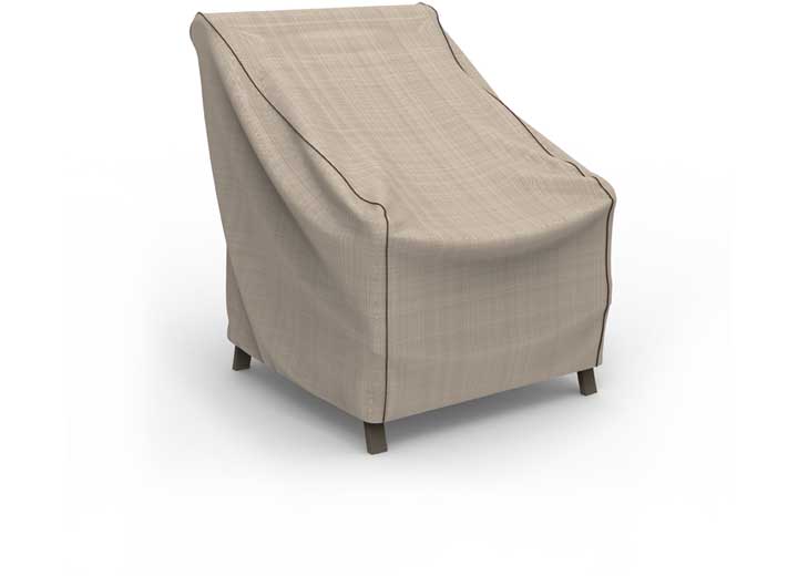 Budge Industries English Garden Patio Chair Cover, Extra Small - Tan Tweed