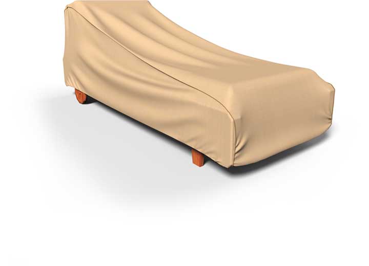 Budge Industries NeverWet Savanna Single Patio Chaise Cover, Large – Tan