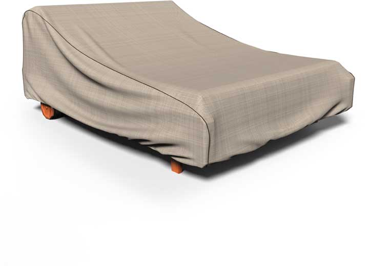 Budge Industries English Garden Double Chaise Cover - Tan Tweed