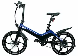 Blaupunkt Fiete ebike; blue/black; 20in tire; 36v 350w; hydraulic disc brakes; pedal/throttle assist