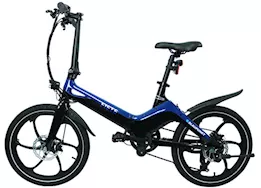 Blaupunkt Folding electric bike, fiete, blue/black, 20in tire, 36v 350w, 10.5ah li-ion, hydr brakes