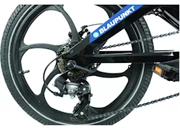 Blaupunkt Folding electric bike, fiete, blue/black, 20in tire, 36v 350w, 10.5ah li-ion, hydr brakes