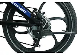 Blaupunkt Folding electric bike, fiete, blue/black, 20in tire, 36v 350w, 10.5ah li-ion, hydr brakes
